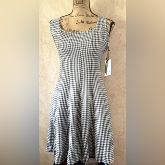 Bailey 44 Black and White Checkered Dress - Picture 1 of 4